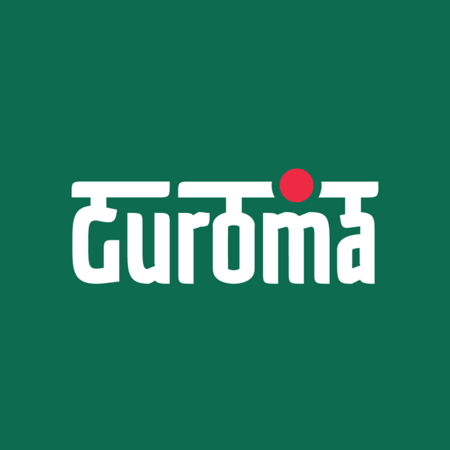 Guroma - Logo Design - Bengali Street Food - Green Background